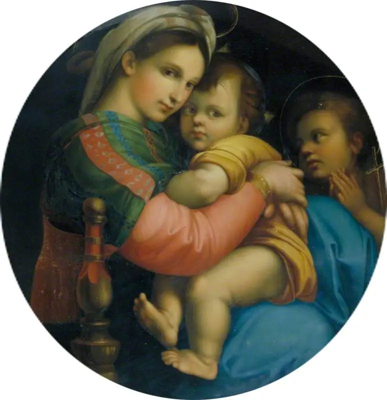 Neitsyt lapsi (Madonna della Seggiola) - Raphael Sanzio