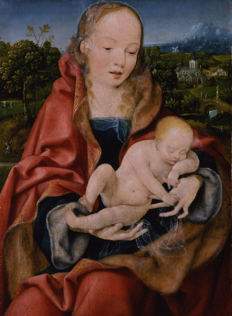 Vierge à l'Enfant (Praha) - Joos van Cleve