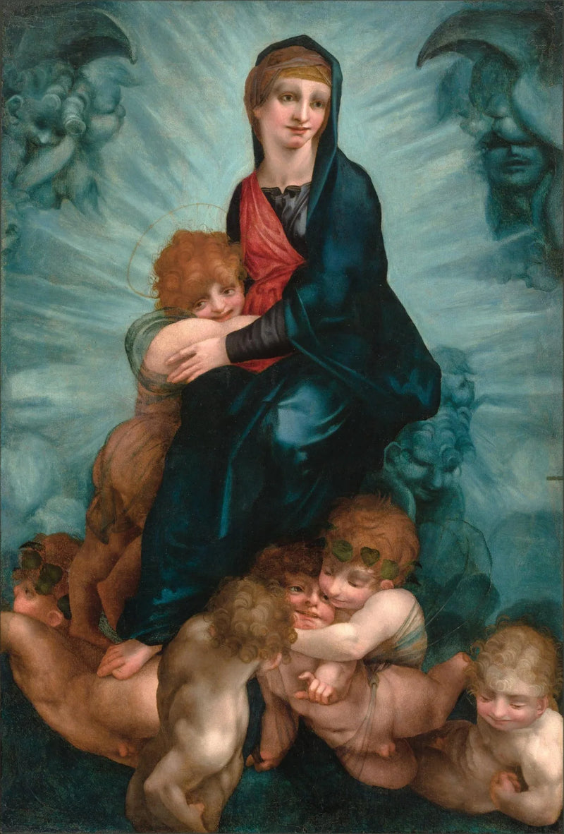 Neitsyt enkeleiden kanssa - Rosso Fiorentino