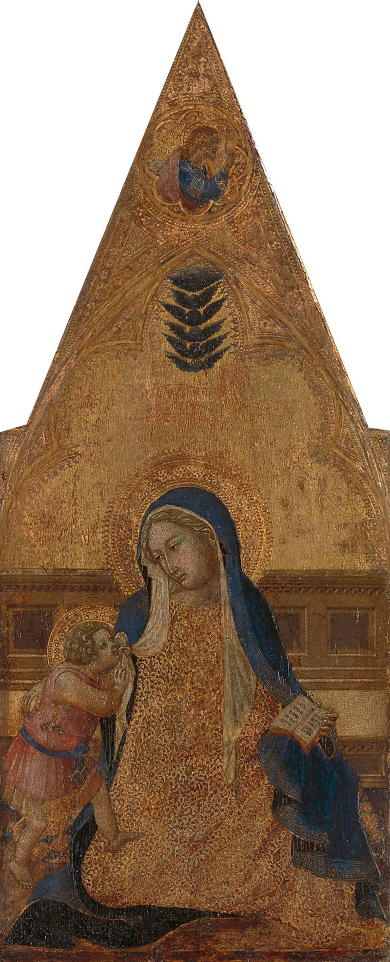 Nunnuudessa oleva neitsyt - Ambrogio Lorenzetti