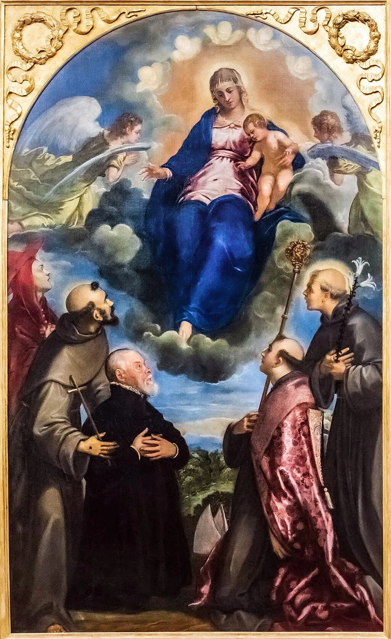 Neitsyt kirkkaudessa - Jacopo Tintoretto