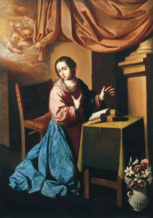 Vierge de l'Annonciation - Francisco de Zurbarán