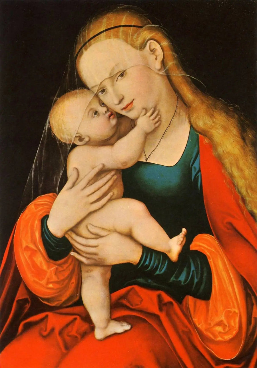 Neitsyt Rukousavun - Lucas Cranach vanhempi