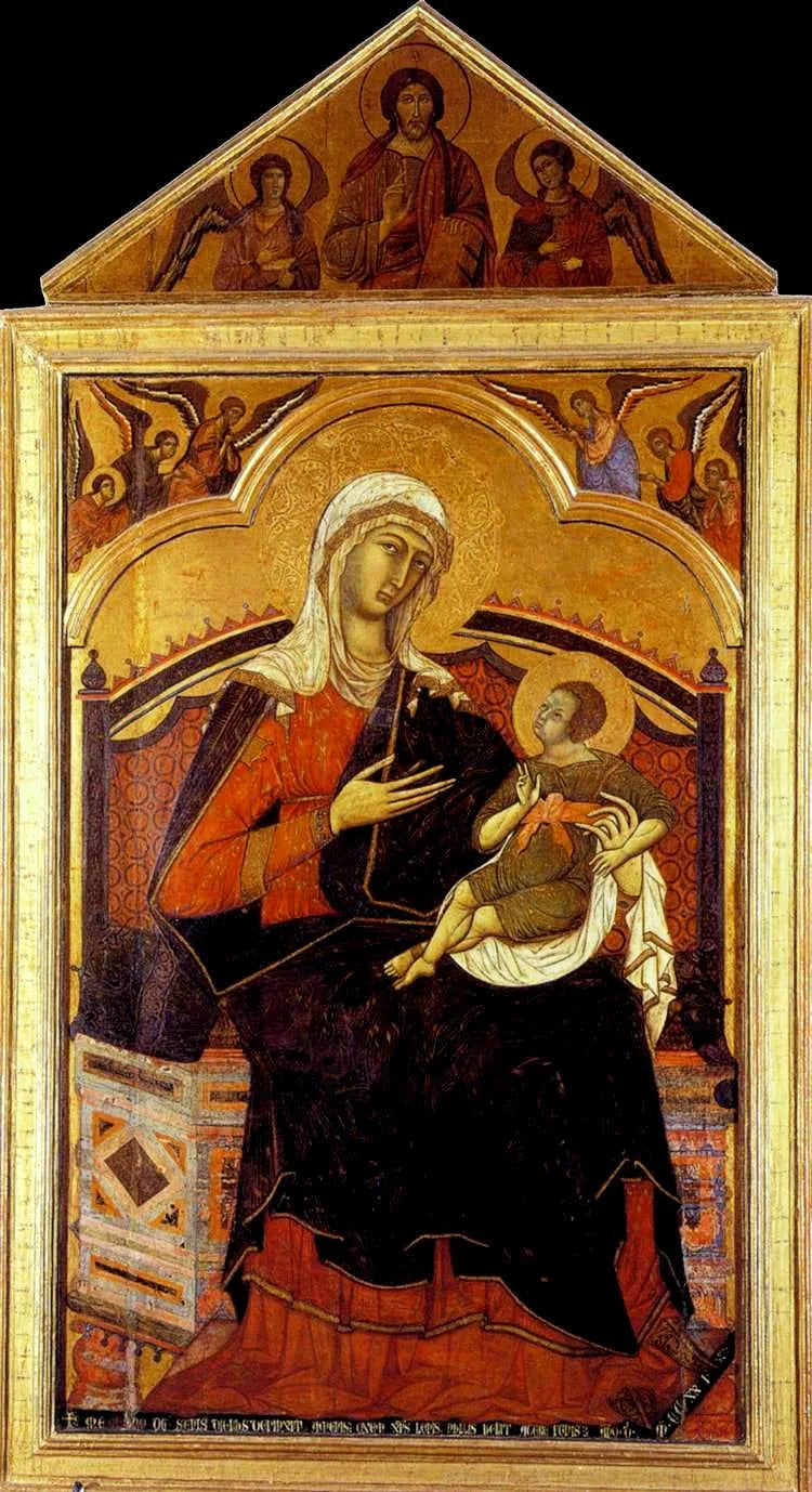 San Domenicon Neitsyt Kuningatar - Guido da Siena