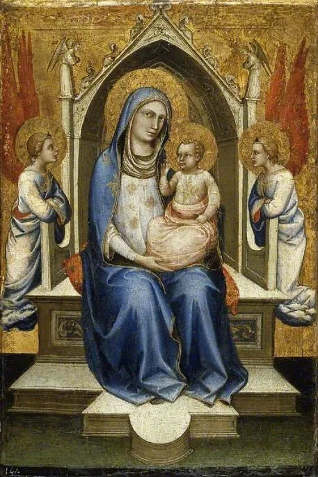 Neitsyt ja lapsi majesteetissa - Lorenzo Monaco