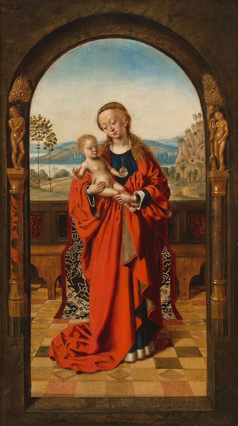 Neitsyt ja lapsi - Petrus Christus
