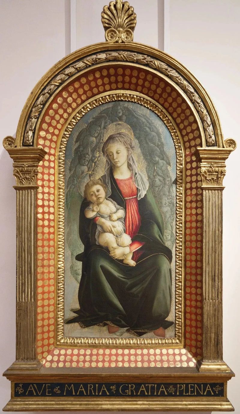 Neitsyt ja Lapsi serafien loisteessa - Sandro Botticelli