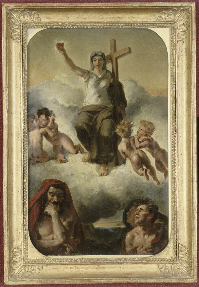 La Vierge du Sacré-Cœur - Eugène Delacroix