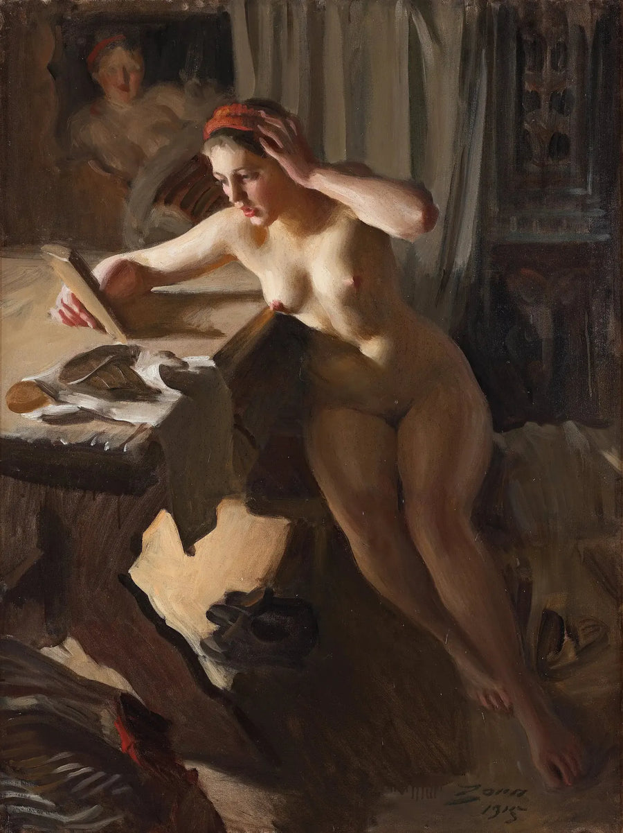 Vanha peili - Anders Zorn