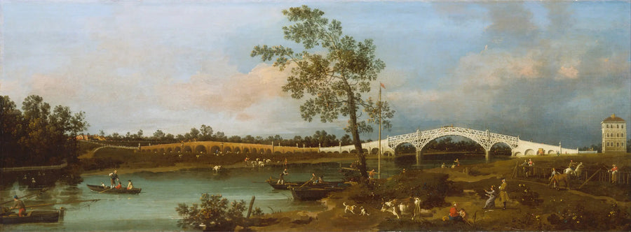 Waltonin vanha silta - Canaletto