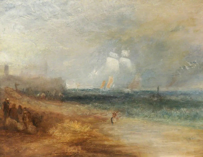Näkymä rannalle Margatessa - J. M. W. Turner