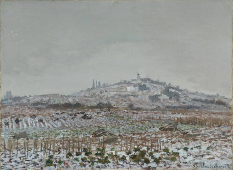 Viiniköynnökset lumen alla, Orgemontin tehdas W254 - Claude Monet