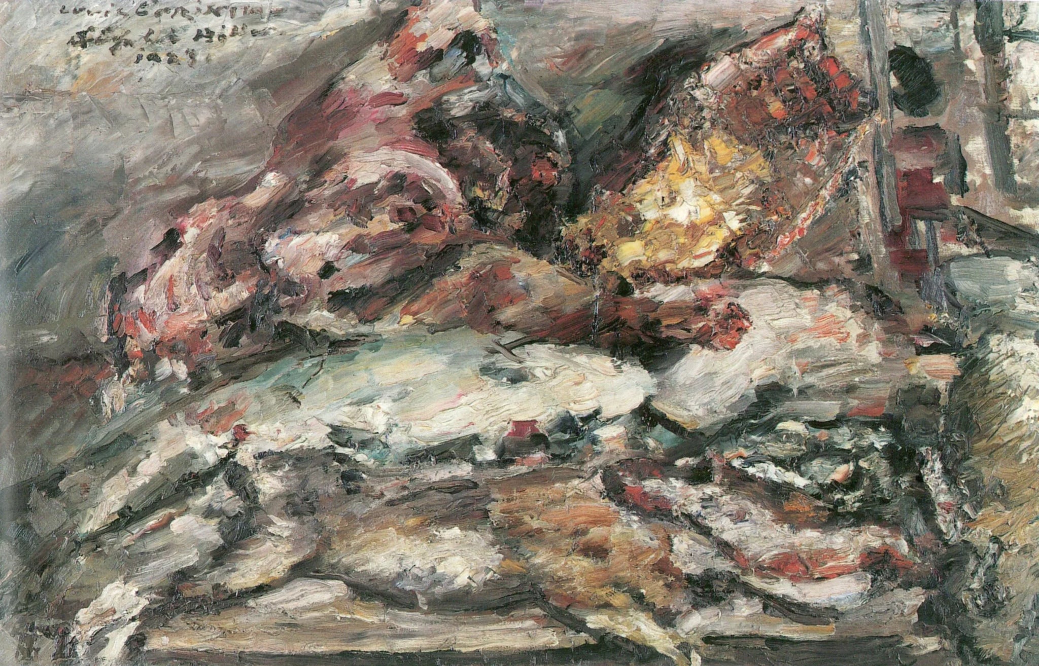 Viktiualien bei Hiller in Berlin - Lovis Corinth image 1 copie peinte à la main à l’huile