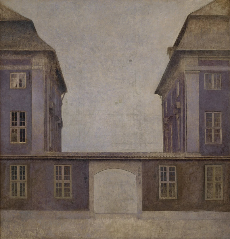 Les Bâtiments de la Compagnie asiatique vus de la rue Sainte-Anne - Vilhelm Hammershøi