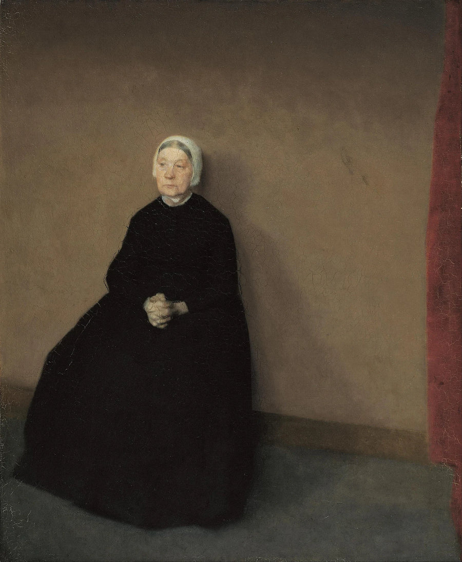 Vanha nainen - Vilhelm Hammershøi