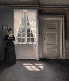 Strandgaden sisätilat 30, 1900 - Vilhelm Hammershøi