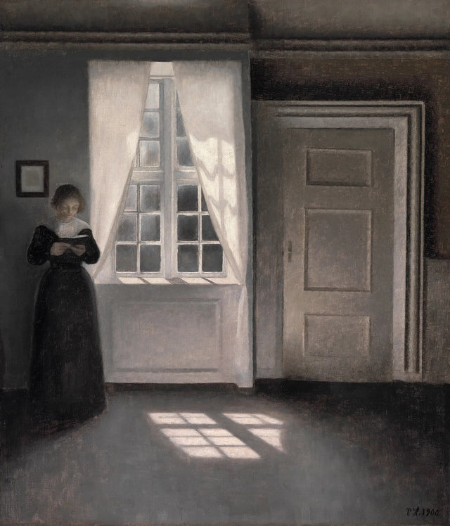 Strandgaden sisätilat 30, 1900 - Vilhelm Hammershøi