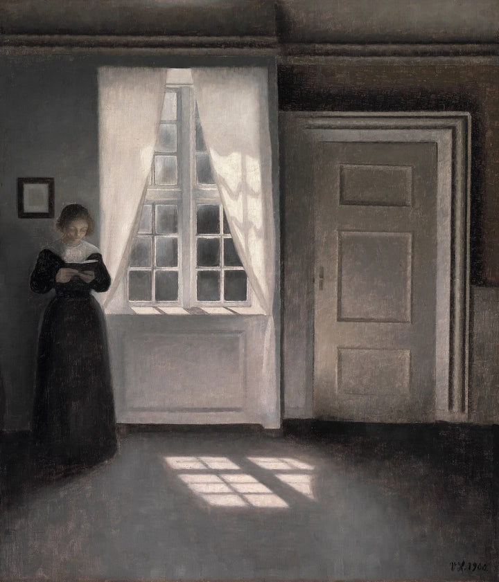Strandgaden sisätilat 30, 1900 - Vilhelm Hammershøi