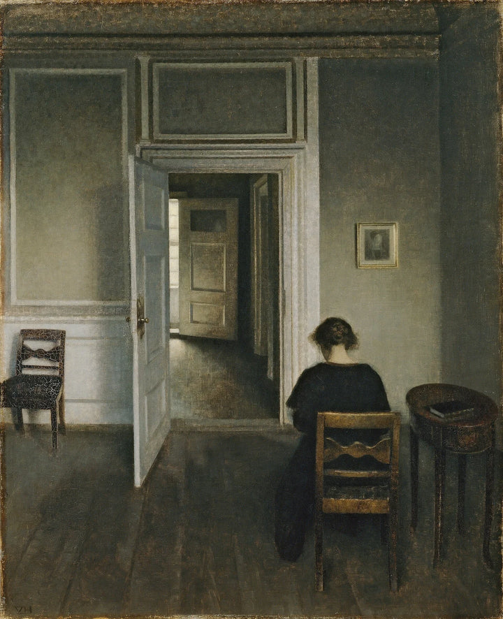 Sisustus, Strandgade 30, 1906 - Vilhelm Hammershøi