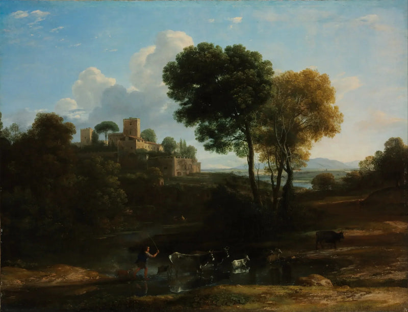 Villa maaseudulla Roomassa - Claude Lorrain