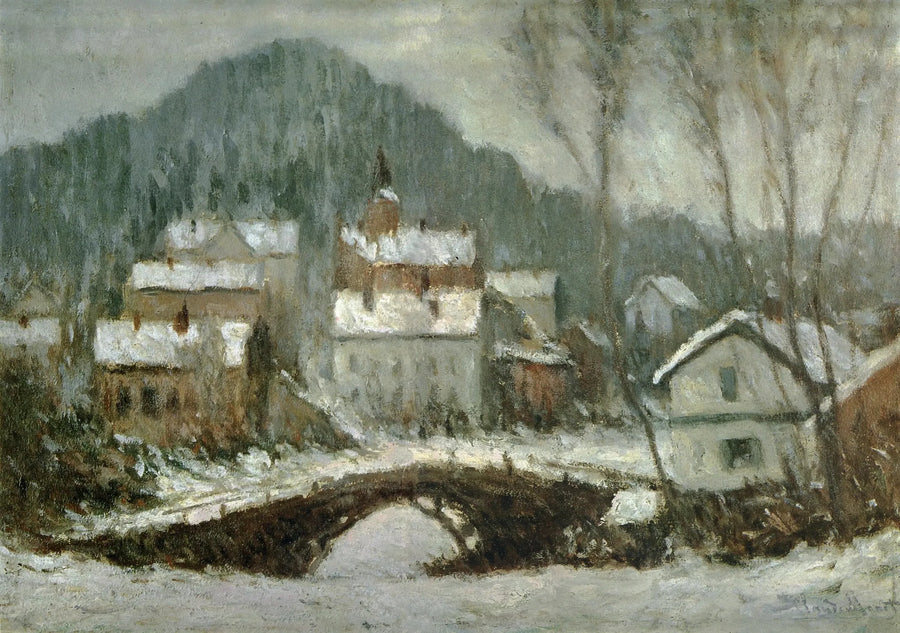 Sandvikenin kylä - Claude Monet