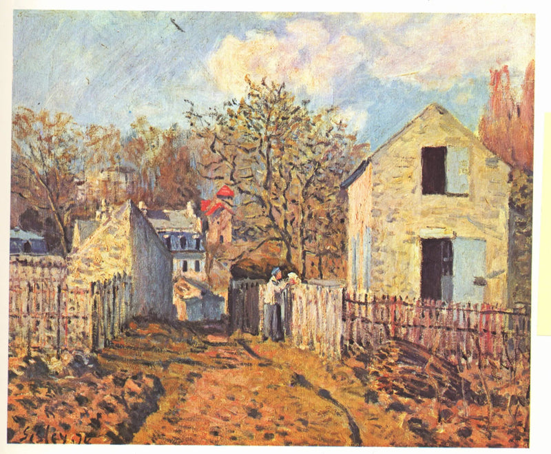 Voisinsin kylä - Alfred Sisley