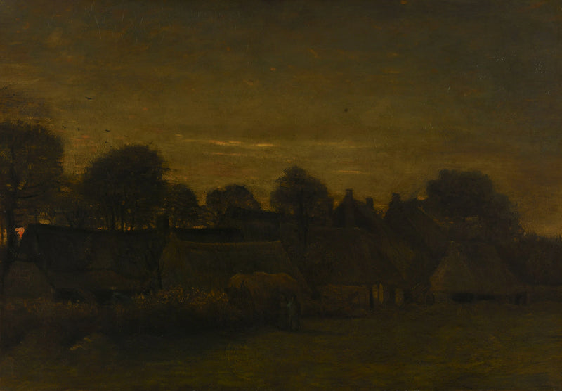 Maalaistalo hämärässä - Vincent van Gogh