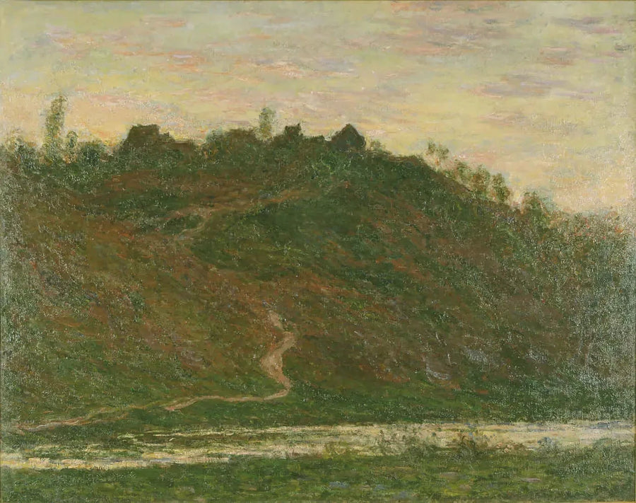 Roche-Blondin kylä, Illan vaikutus - Claude Monet