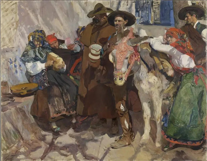 Léonin kyläläinen - Joaquín Sorolla