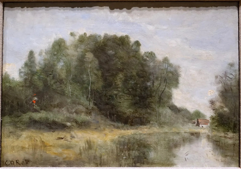 Ville d'Avray - rannalla lammen - Jean-Baptiste Camille Corot