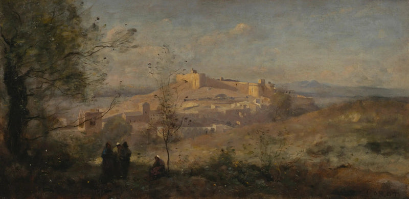 Villeneuve-lès-Avignon, Saint Andrén linnoitus - Jean-Baptiste Camille Corot