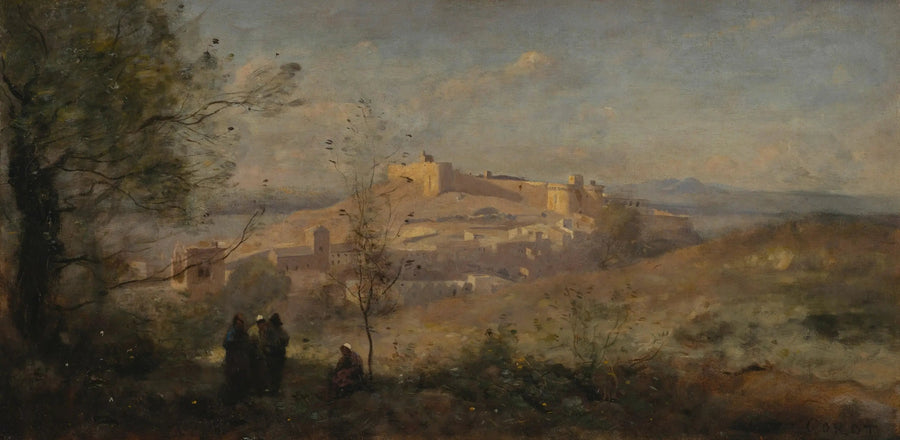 Villeneuve-lès-Avignon, Saint Andrén linnoitus - Jean-Baptiste Camille Corot