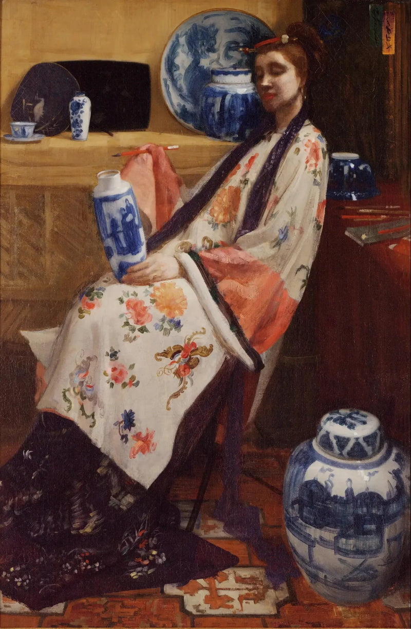 Violetti ja vaaleanpunainen: Six Marquesin Lange Leizen - James Abbott McNeill Whistler