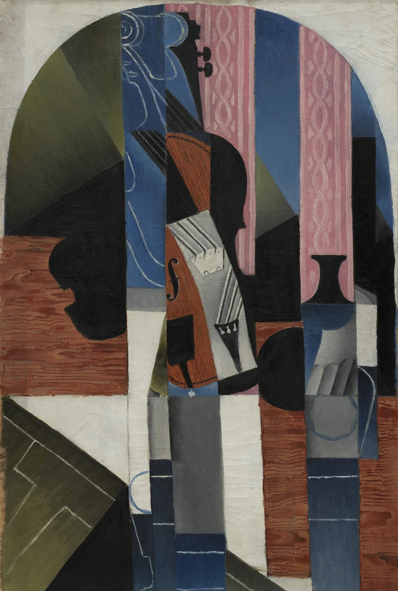 Viulu ja mustekynä - Juan Gris