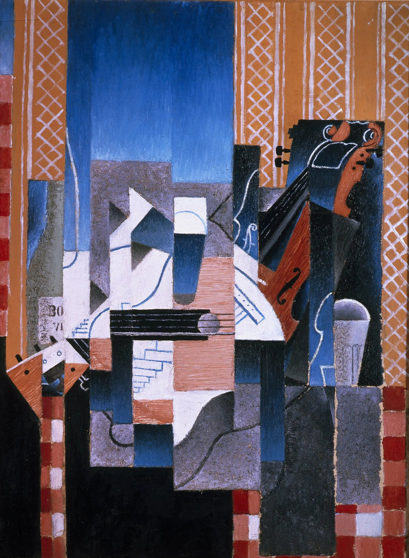 Viulu ja kitara - Juan Gris