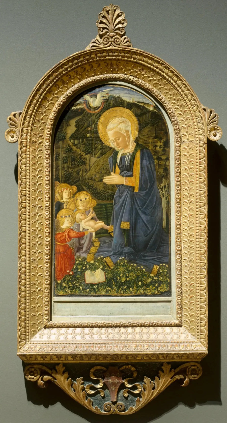 Neitsyt ja lapsi enkeleiden kanssa - Fra Filippo Lippi