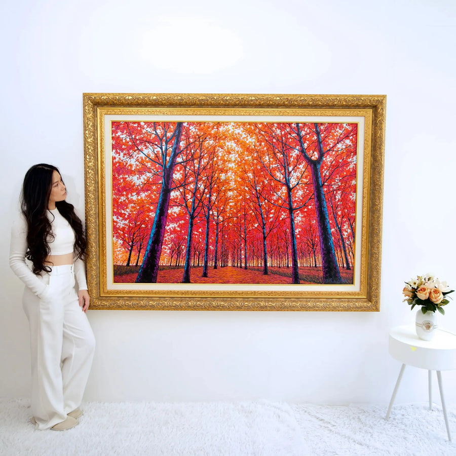 Syksyn kasvot | 150 x 100 cm