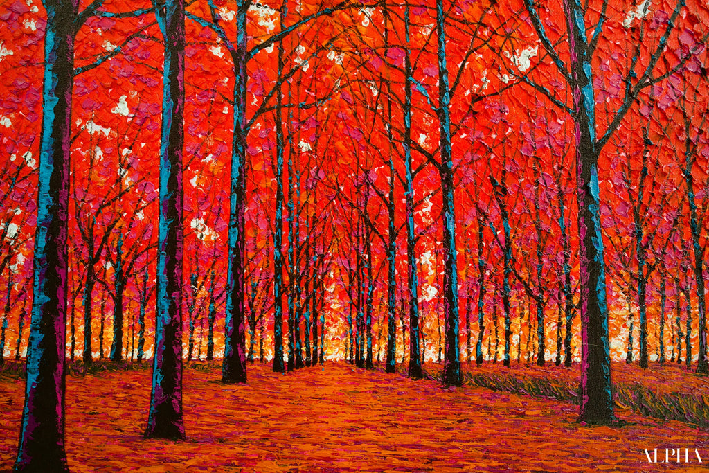 Visage d’Automne | 150 x 100 cm Reproductions de tableaux à la peinture à l’huile