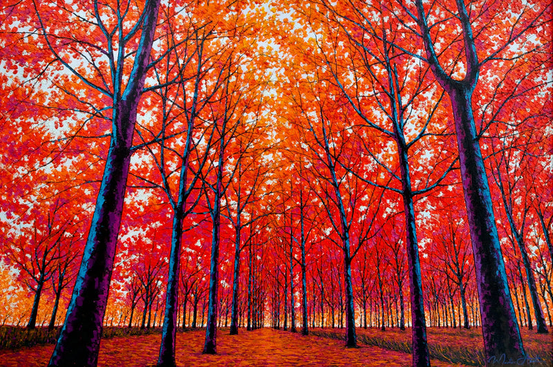 Syksyn kasvot | 150 x 100 cm