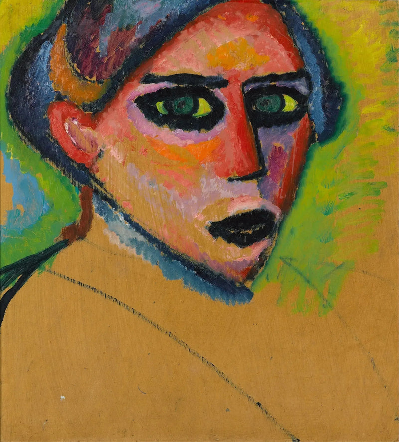 Naisen kasvot - Alexej von Jawlensky