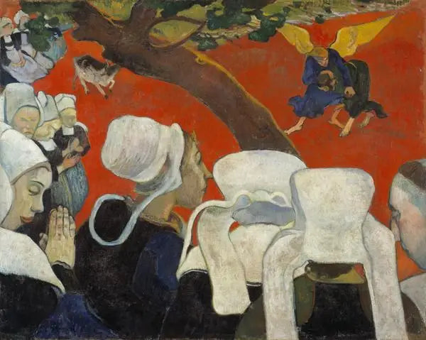 Näkemys saarnan jälkeen - Paul Gauguin