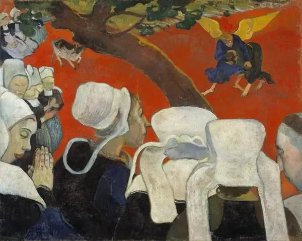 Näkemys saarnan jälkeen - Paul Gauguin