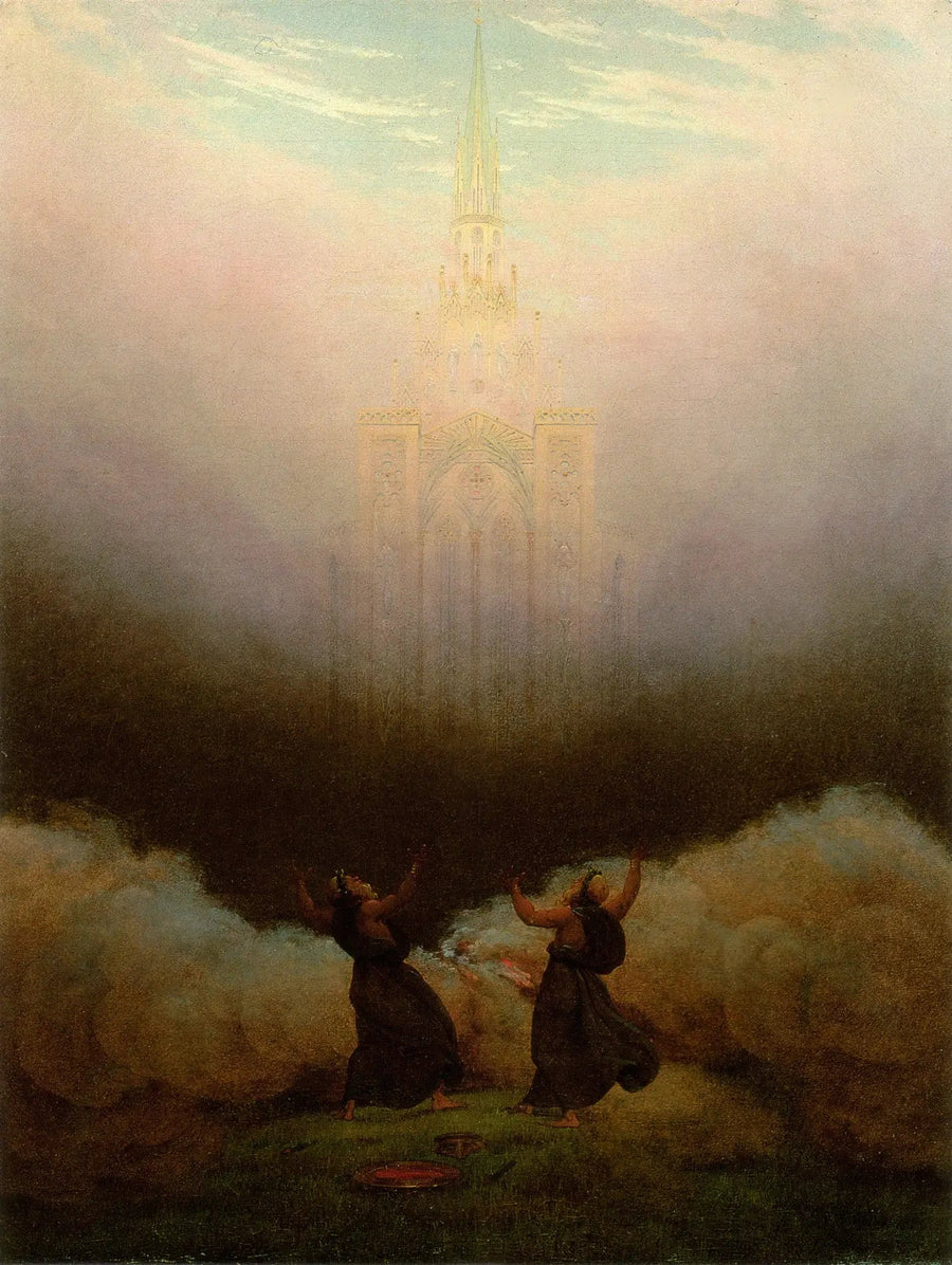 Kristillisen kirkon näkemys - Caspar David Friedrich