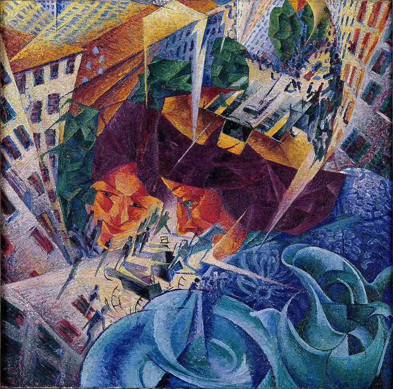 Samanaikaiset näyt ja - Umberto Boccioni