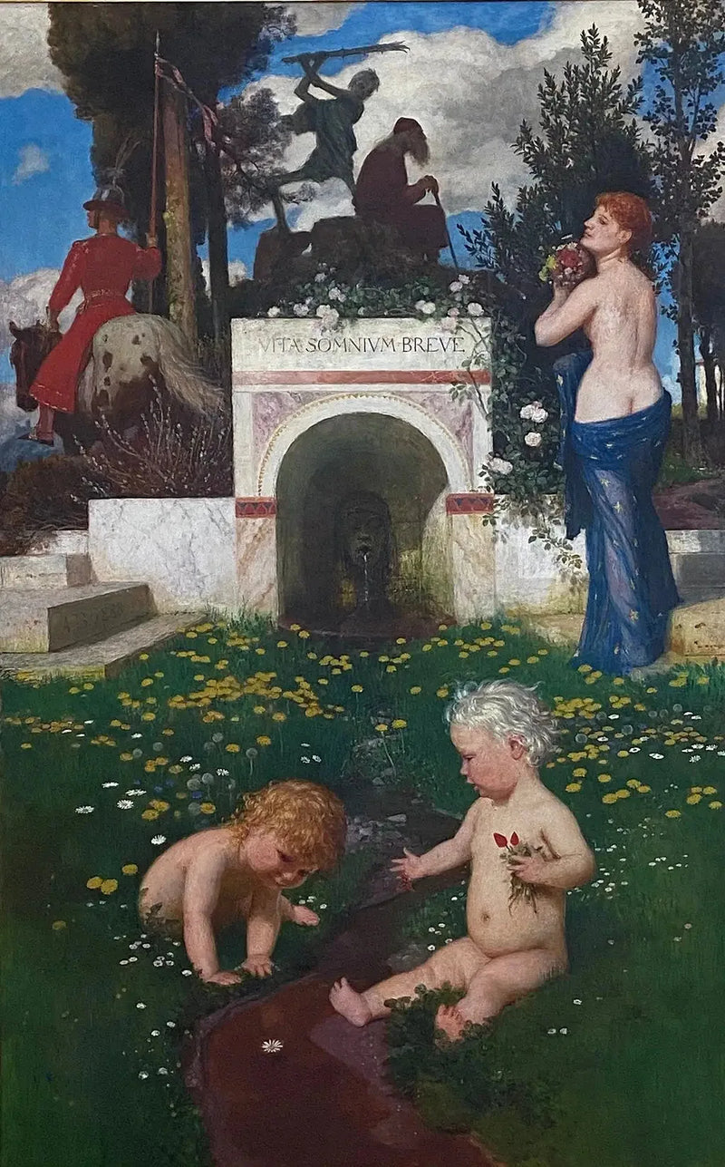 Vita somnium breve (Elämä on lyhyt unelma) - Arnold Böcklin
