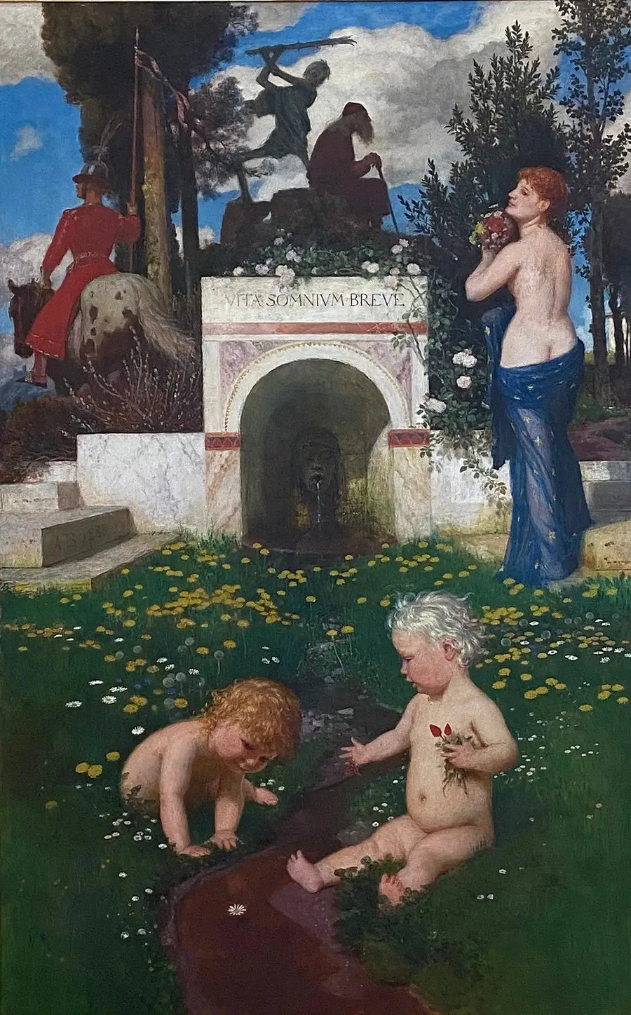 Vita somnium breve (Elämä on lyhyt unelma) - Arnold Böcklin