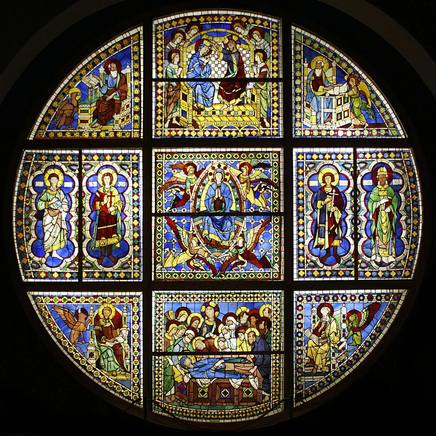 Sienan Duomon vitraali - Duccio di Buoninsegna
