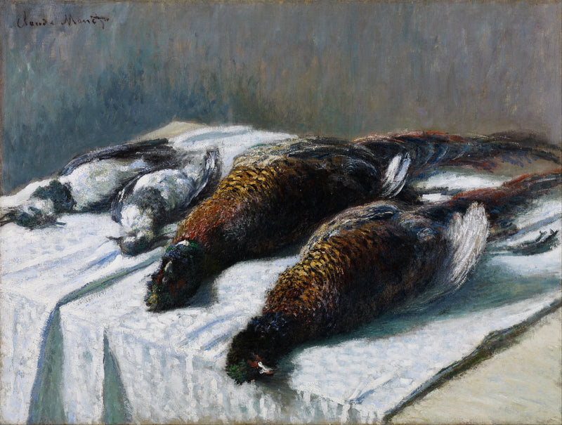 Asetelma fasaanien ja ploverien kanssa W550 - Claude Monet