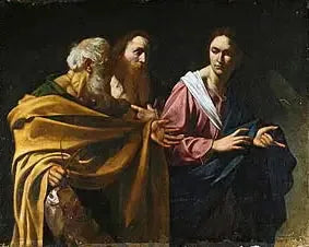 Pyhän Pietarin ja pyhän Andrean kutsumus - Caravaggio