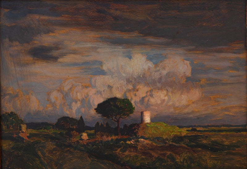Voie Appienne (Paisaje) - René Ménard